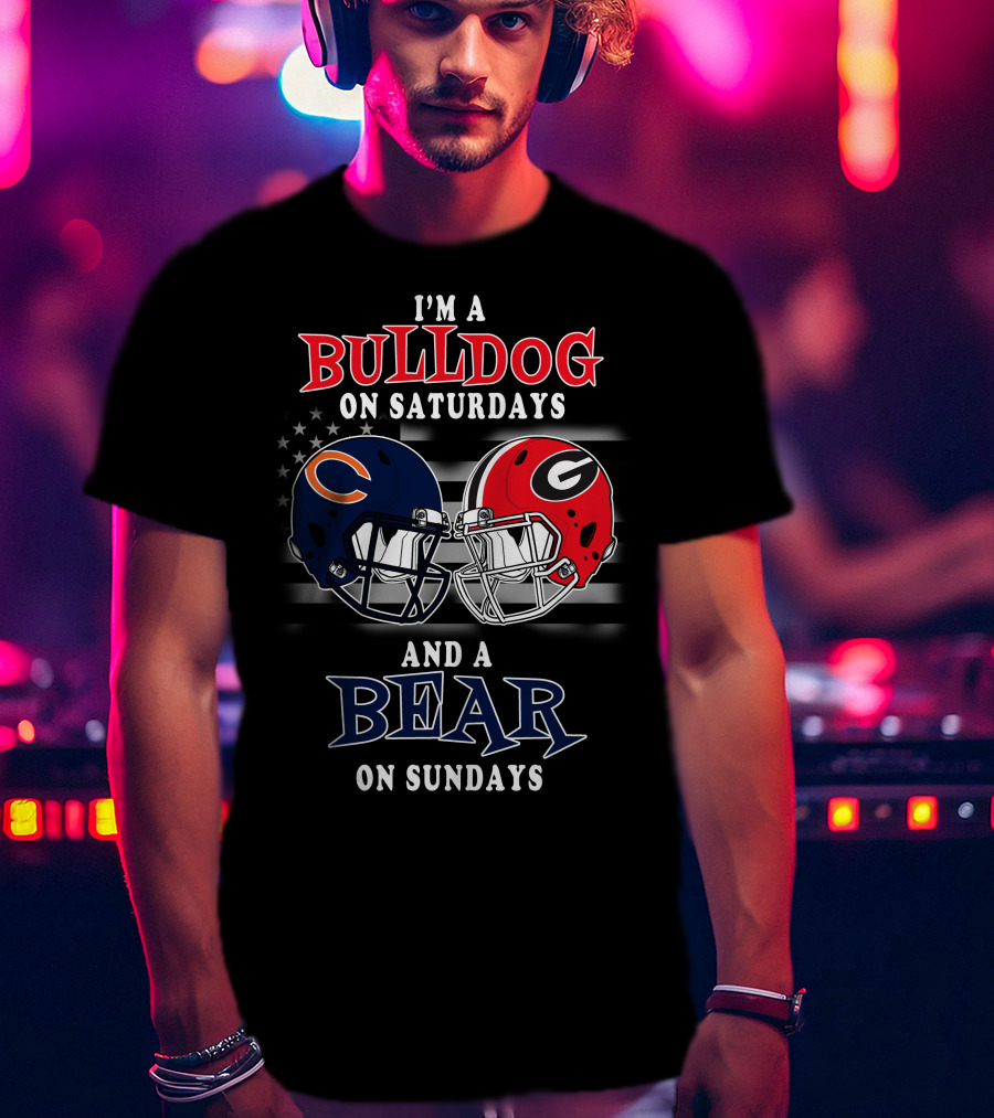I'm A Bulldog On Saturdays And A Bear On Sundays T-Shirt