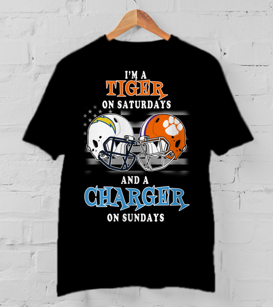 I'm A Tiger On Saturdays And A Charger On Sundays T-Shirt