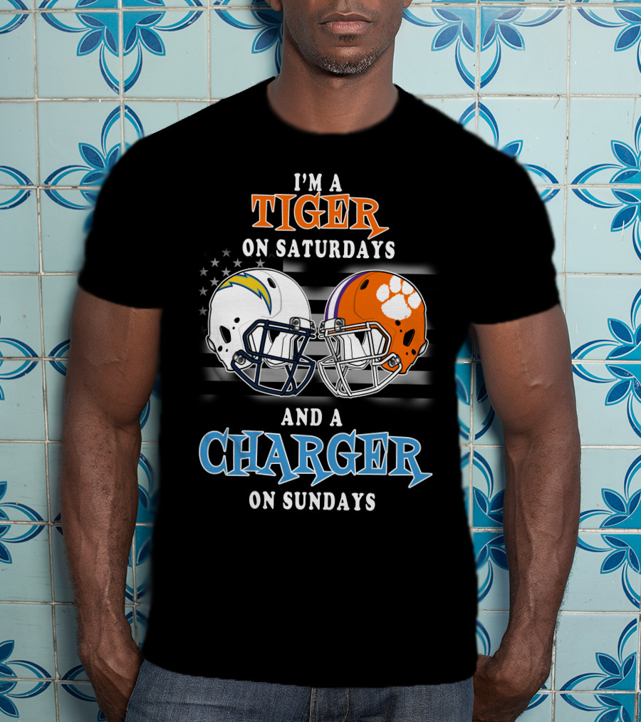 I'm A Tiger On Saturdays And A Charger On Sundays T-Shirt