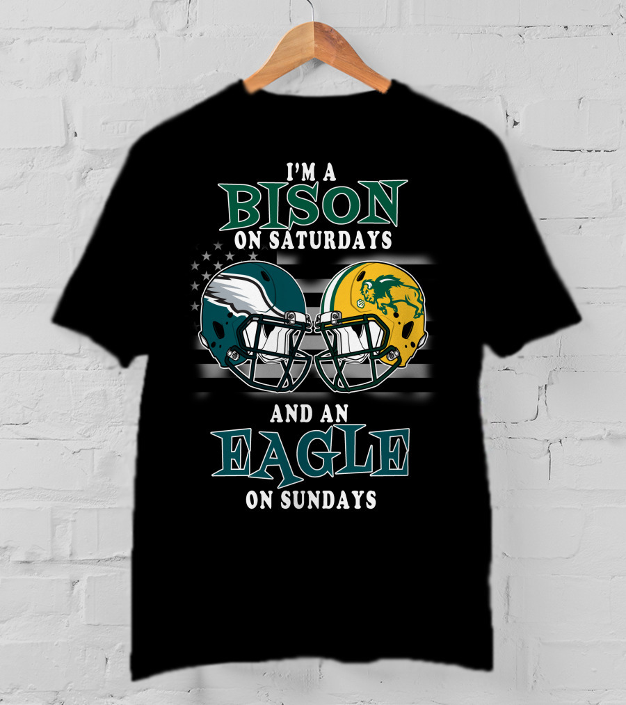I'm A Bison On Saturdays And An Eagle On Sundays T-Shirt