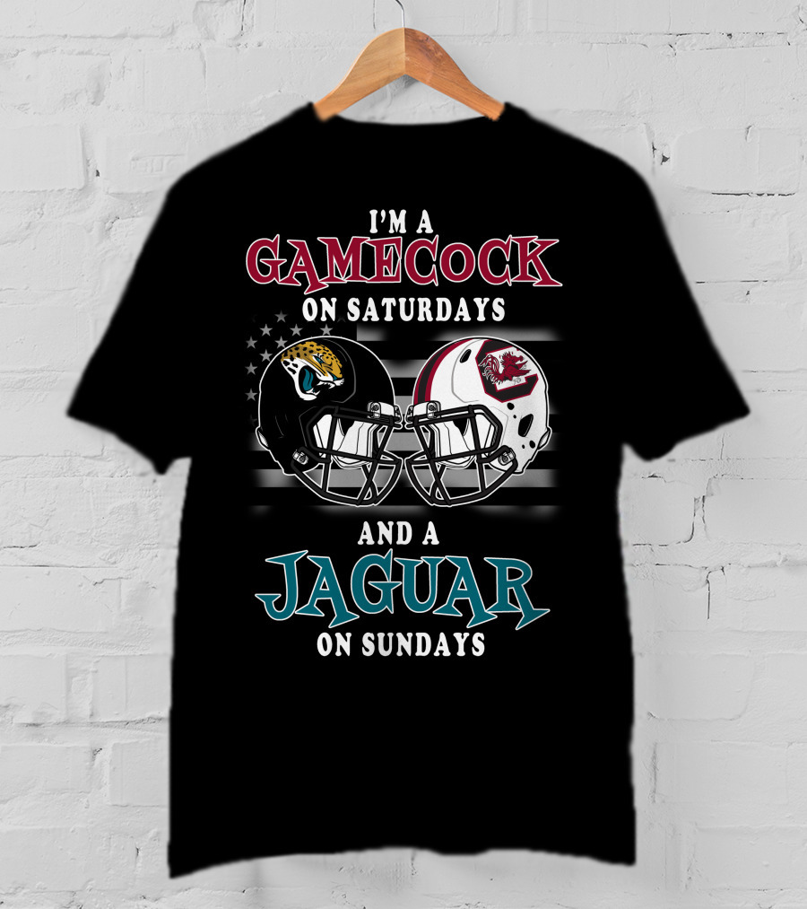 I'm A Gamecock On Saturdays And A Jaguar On Sundays T-Shirt