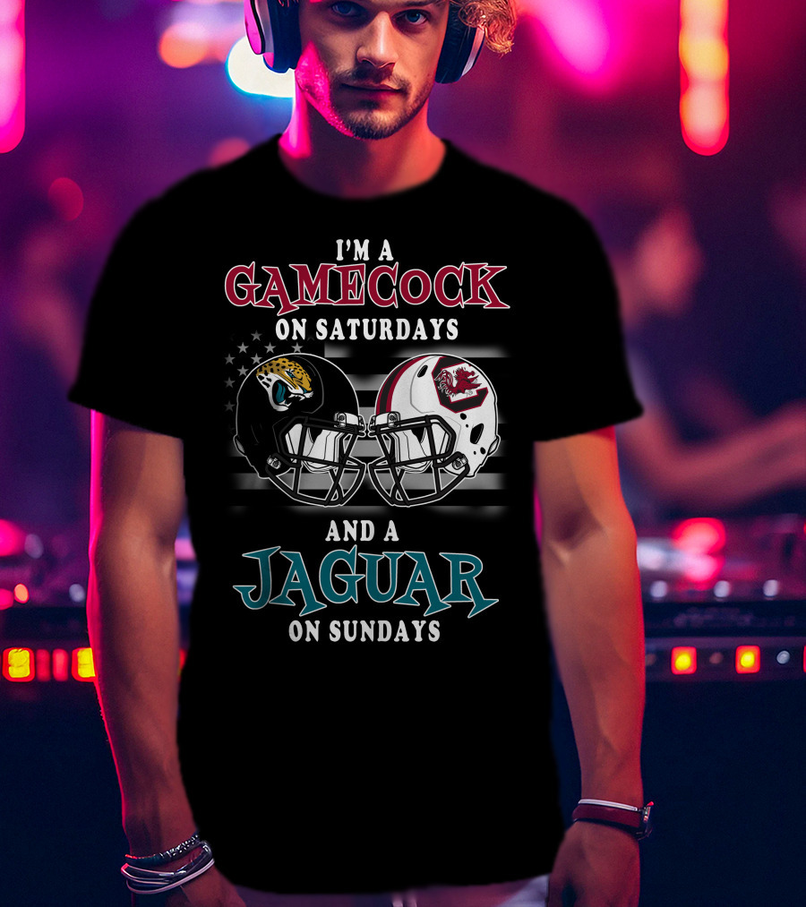 I'm A Gamecock On Saturdays And A Jaguar On Sundays T-Shirt