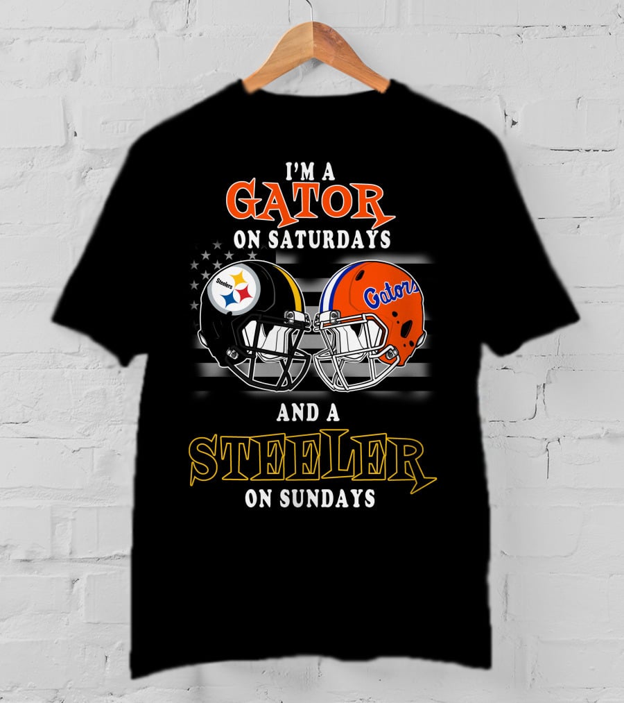 I'm A Gator On Saturdays And A Steeler On Sundays T-Shirt