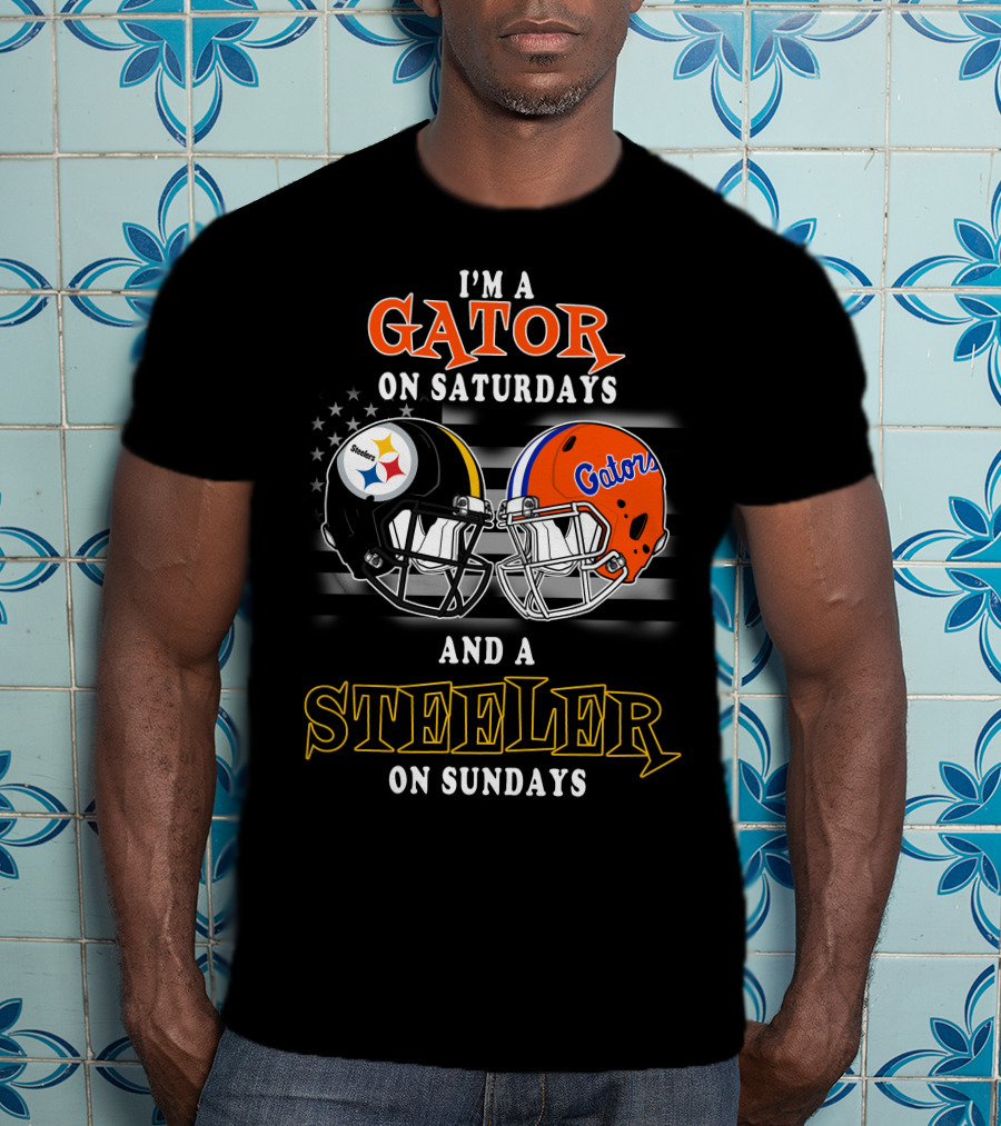 I'm A Gator On Saturdays And A Steeler On Sundays T-Shirt