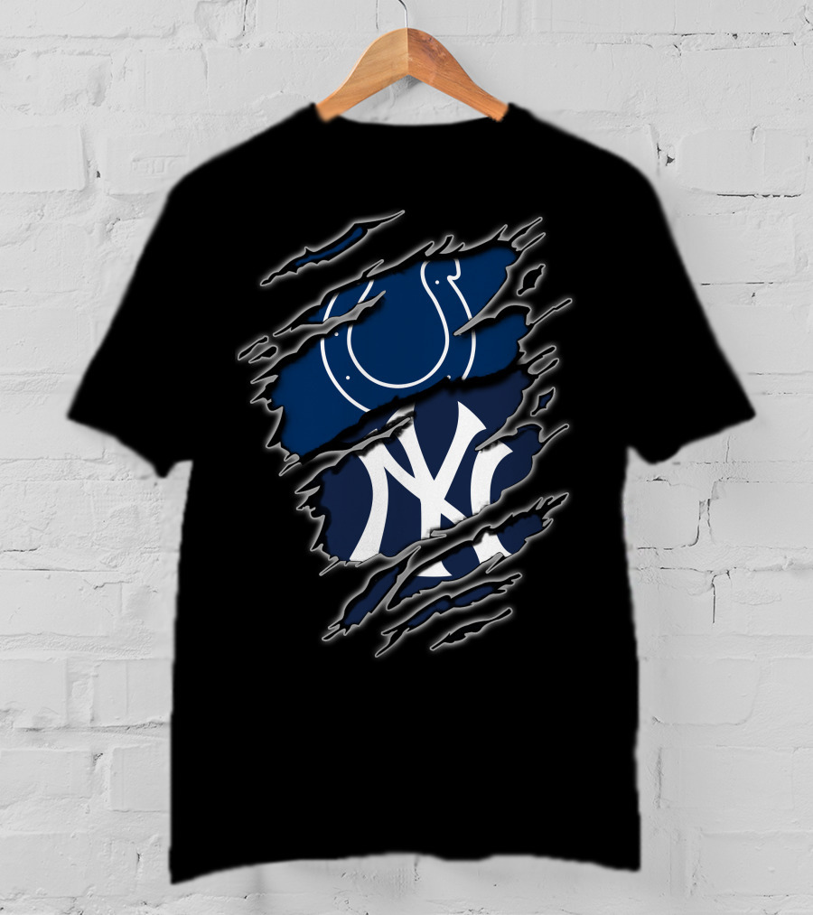 Colts Yankees Logo Tear T-Shirt