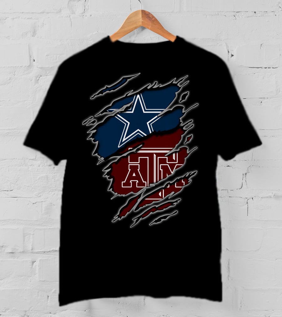 Dallas Cowboys Texas A&M Crossover T-Shirt
