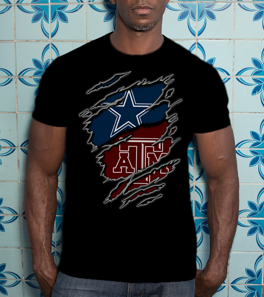 Dallas Cowboys Texas A&M Crossover T-Shirt