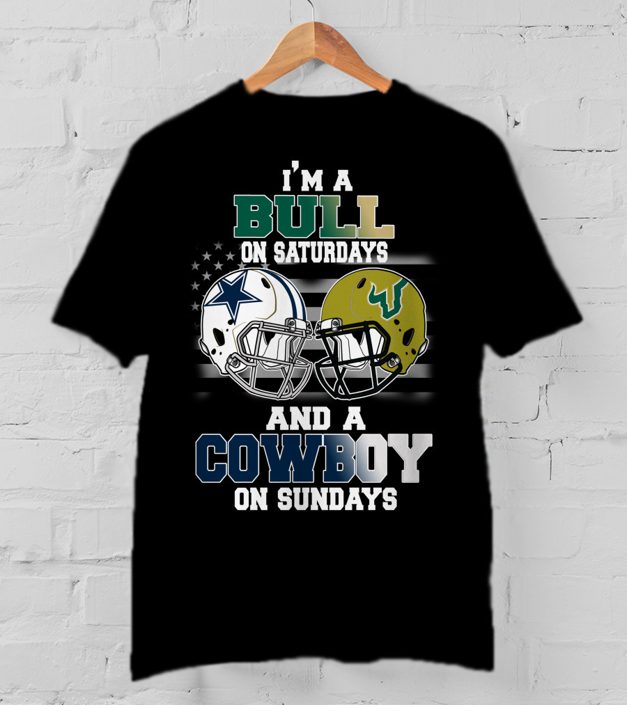 I'm A Bull On Saturdays And A Cowboy On Sundays T-Shirt