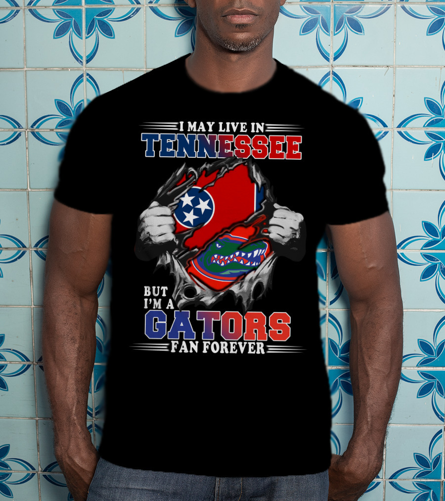 Tennessee Living Gators Fan Forever Gators-Tennessee T-Shirt