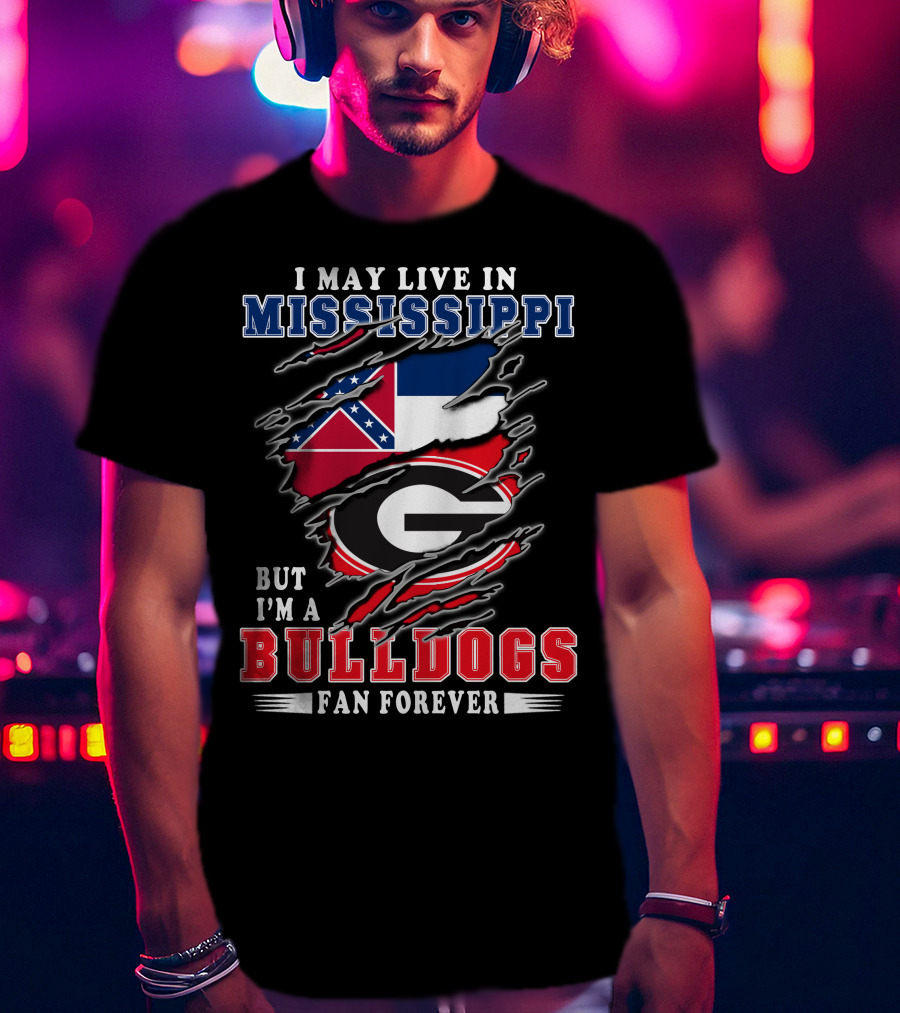 Mississippi Resident Georgia Bulldogs Fan Forever T-Shirt