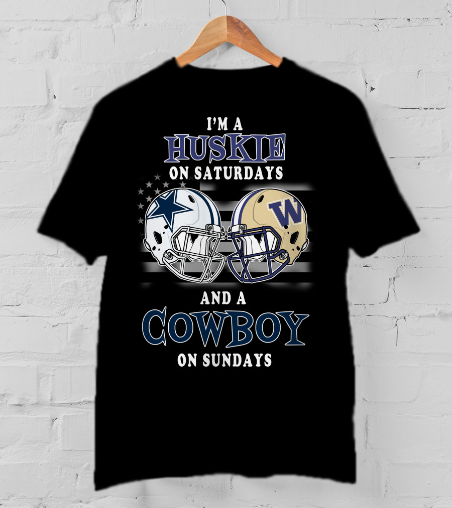 I'm A Husky On Saturdays And A Cowboy On Sundays T-Shirt