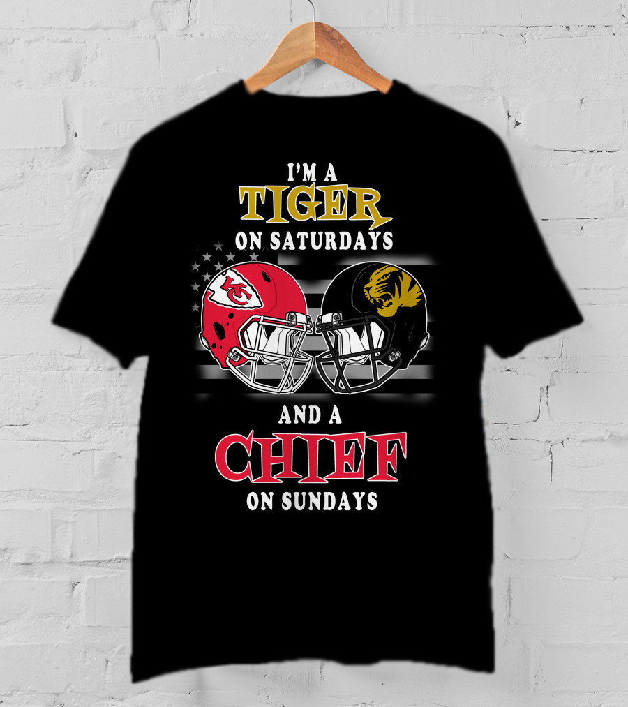 I'm A Tiger On Saturdays And A Chief On Sundays T-Shirt