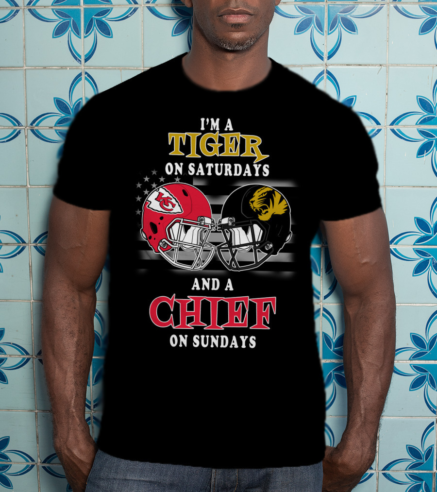 I'm A Tiger On Saturdays And A Chief On Sundays T-Shirt