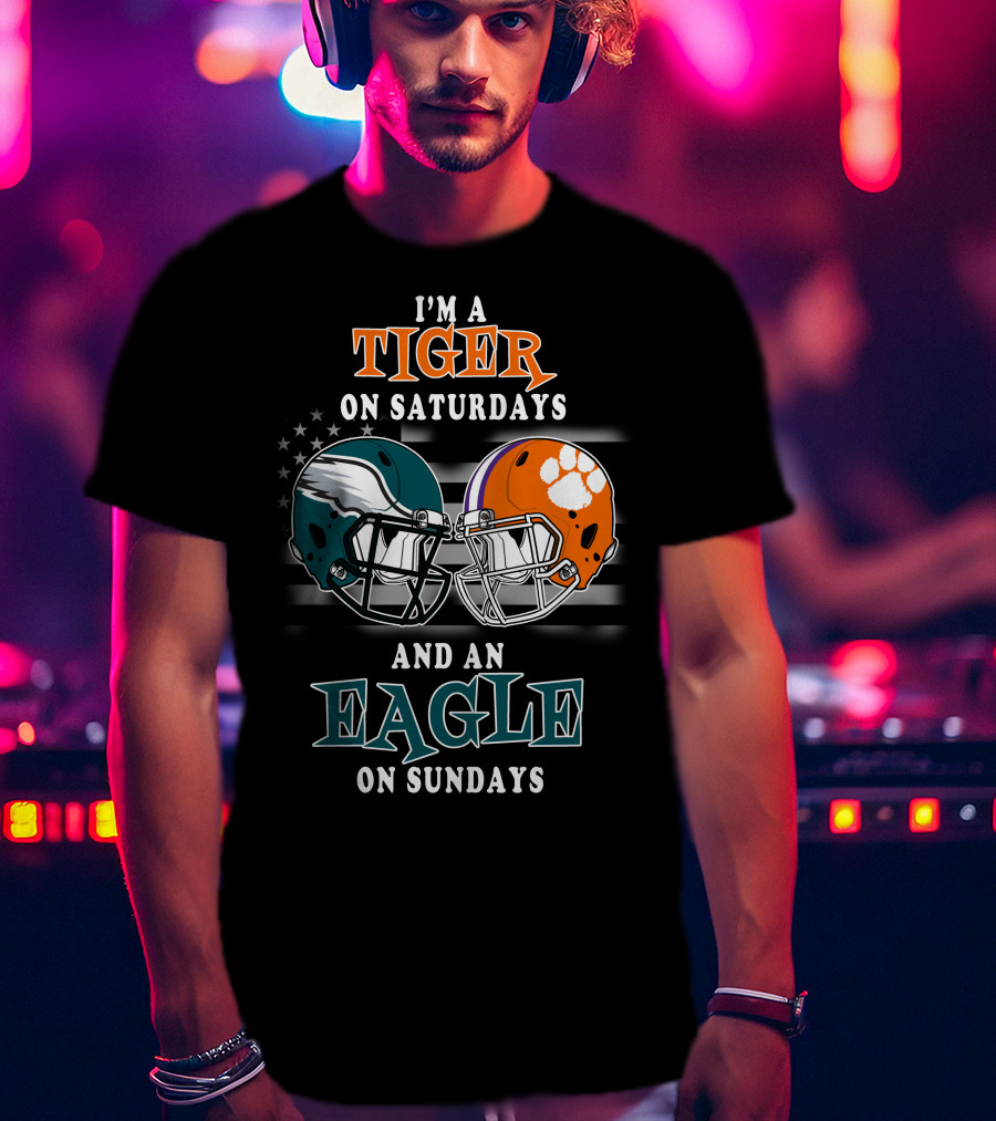 I'm A Tiger On Saturdays And An Eagle On Sundays T-Shirt