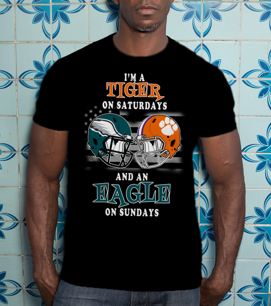 I'm A Tiger On Saturdays And An Eagle On Sundays T-Shirt