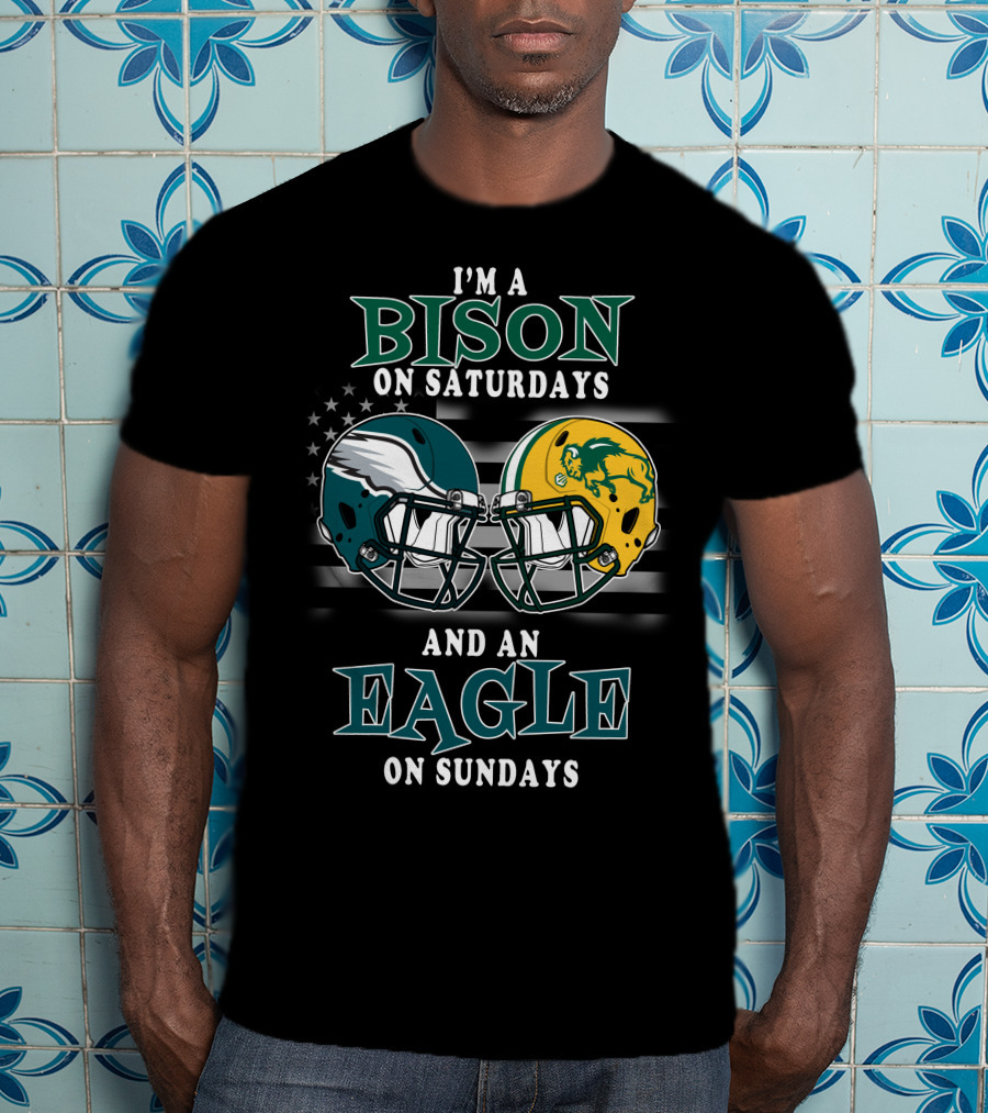 I'm A Bison On Saturdays And An Eagle On Sundays T-Shirt