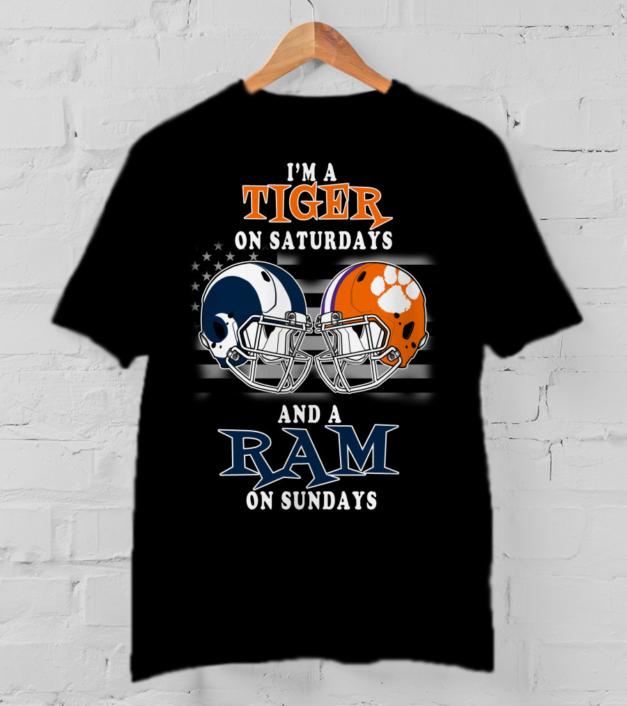 I'm A Tiger On Saturdays And A Ram On Sundays T-Shirt