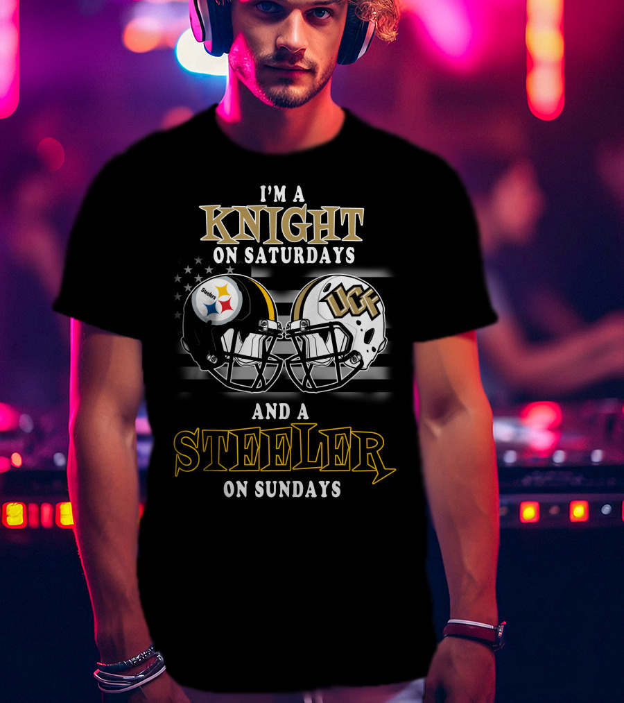 I'm A Knight On Saturdays And A Steeler On Sundays T-Shirt