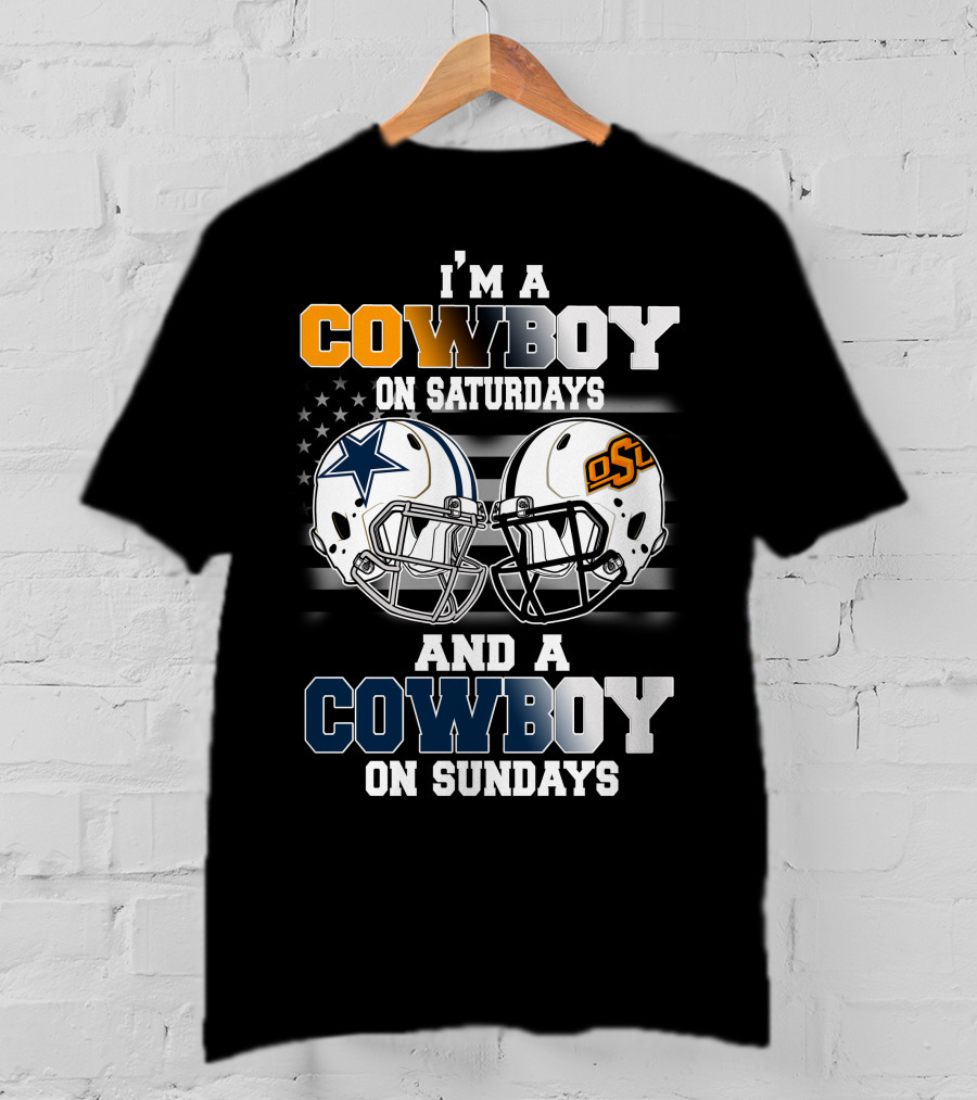 I'm A Cowboy On Saturdays And Sundays OSU Football T-Shirt