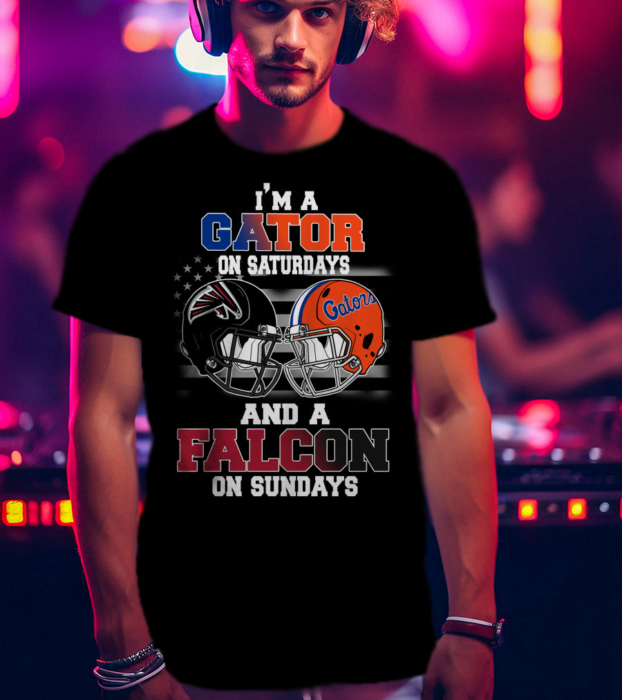 I'm A Gator On Saturdays And A Falcon On Sundays T-Shirt