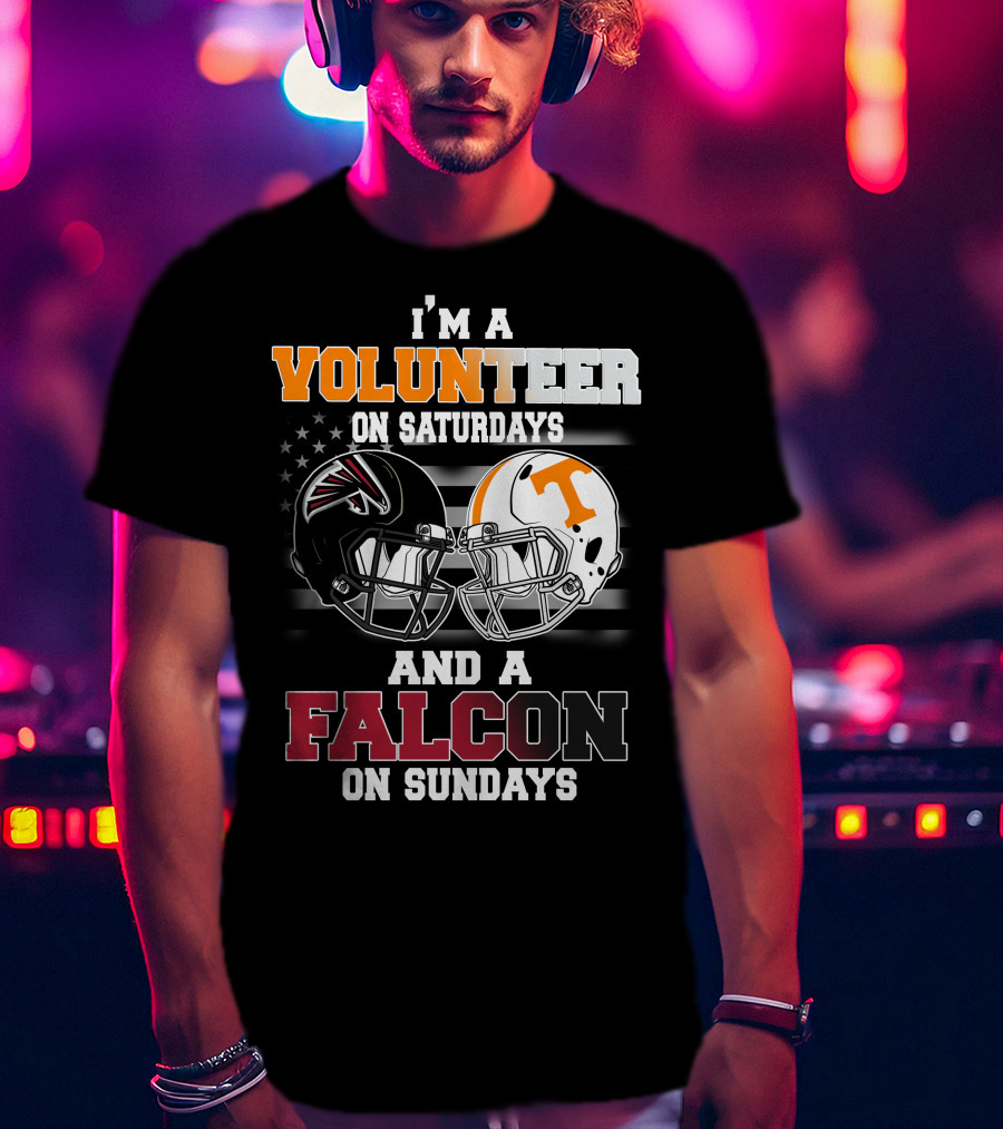 I'm A Volunteer On Saturdays And A Falcon On Sundays T-Shirt