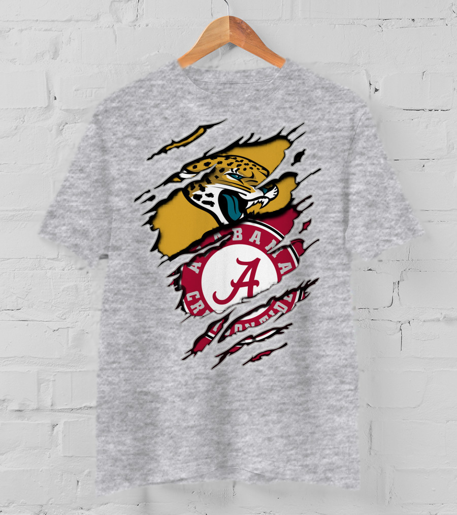 Alabama Crimson Tide Jaguars Fan Crossover T-Shirt
