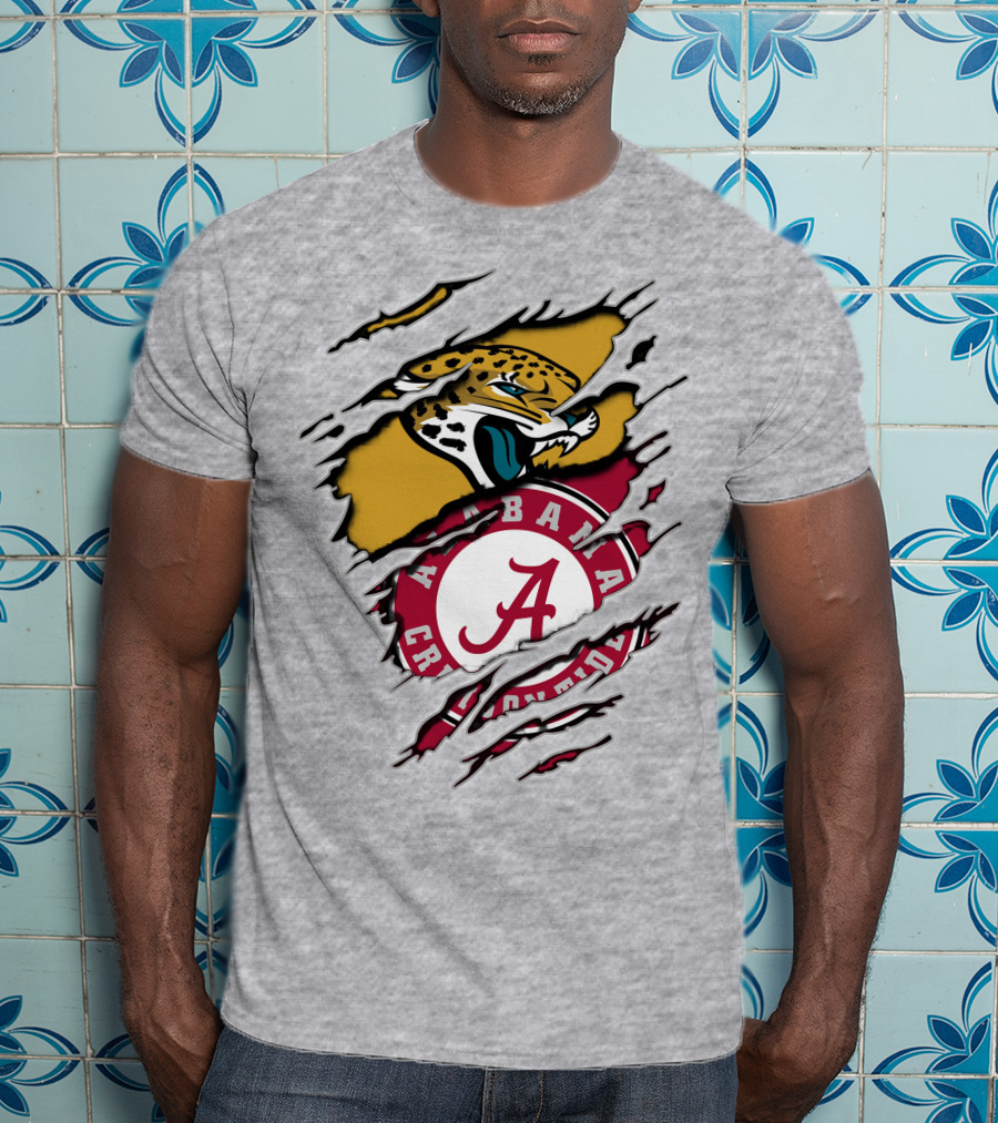 Alabama Crimson Tide Jaguars Fan Crossover T-Shirt
