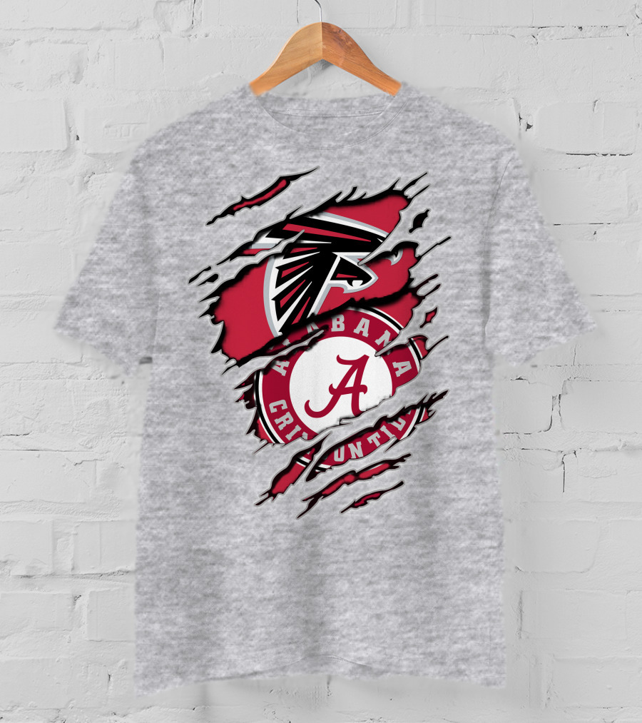 Falcons Alabama Crimson Tide Fan T-Shirt