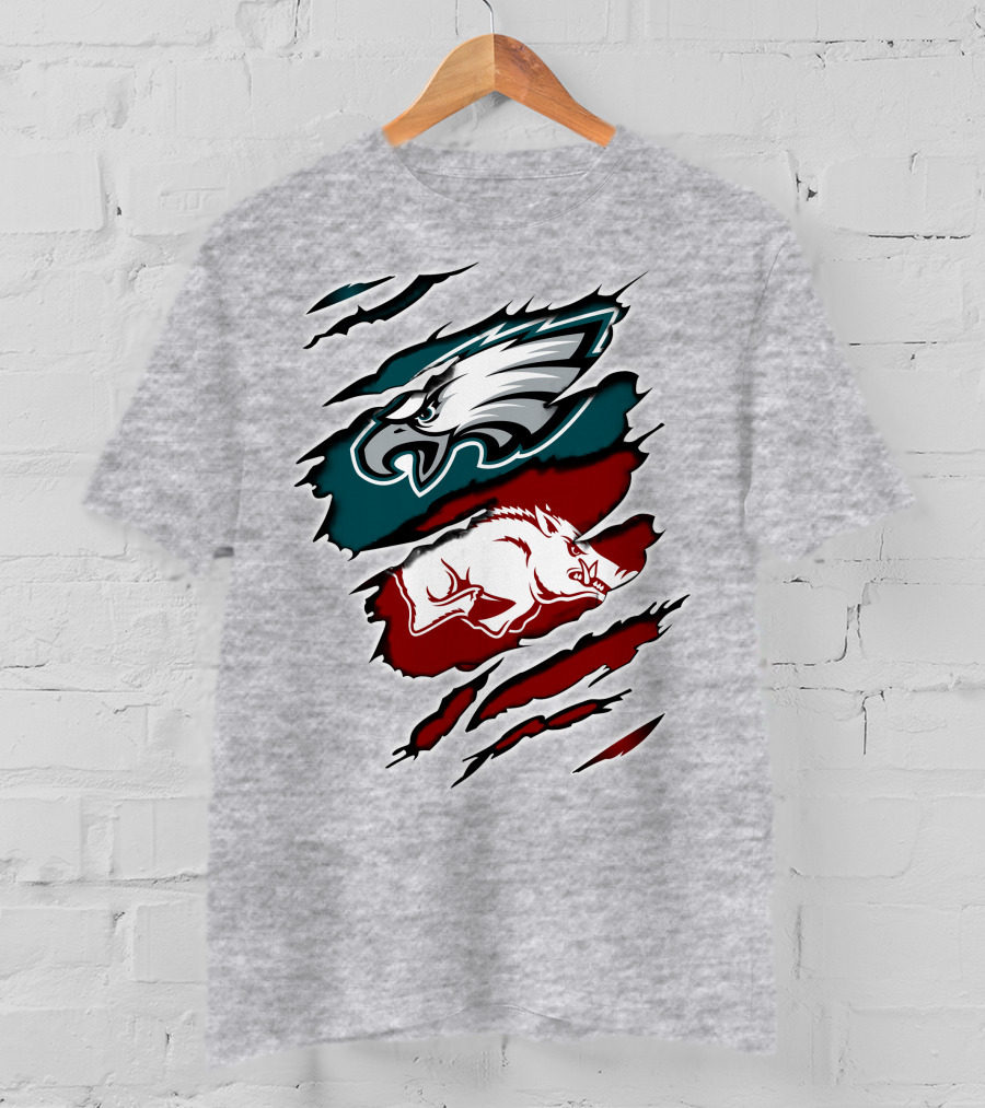 Eagles Razorbacks Eagles Razorbacks Football Rivalry T-Shirt