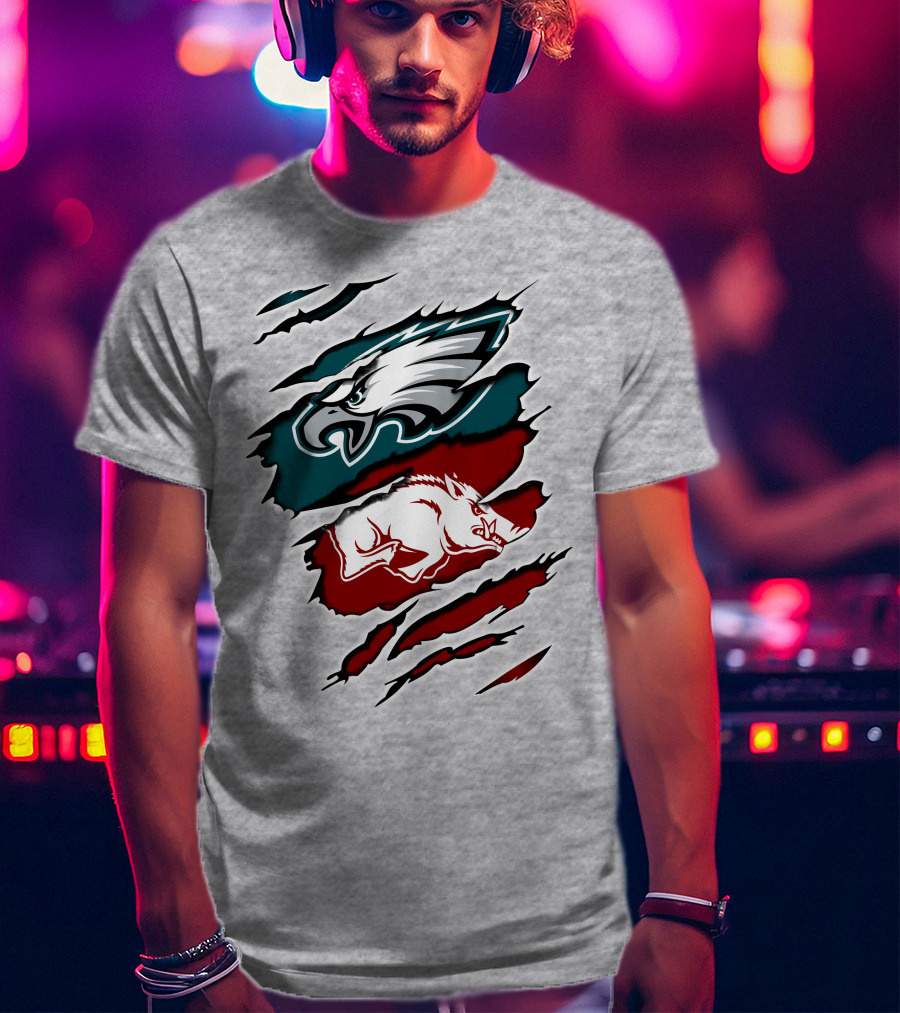 Eagles Razorbacks Eagles Razorbacks Football Rivalry T-Shirt