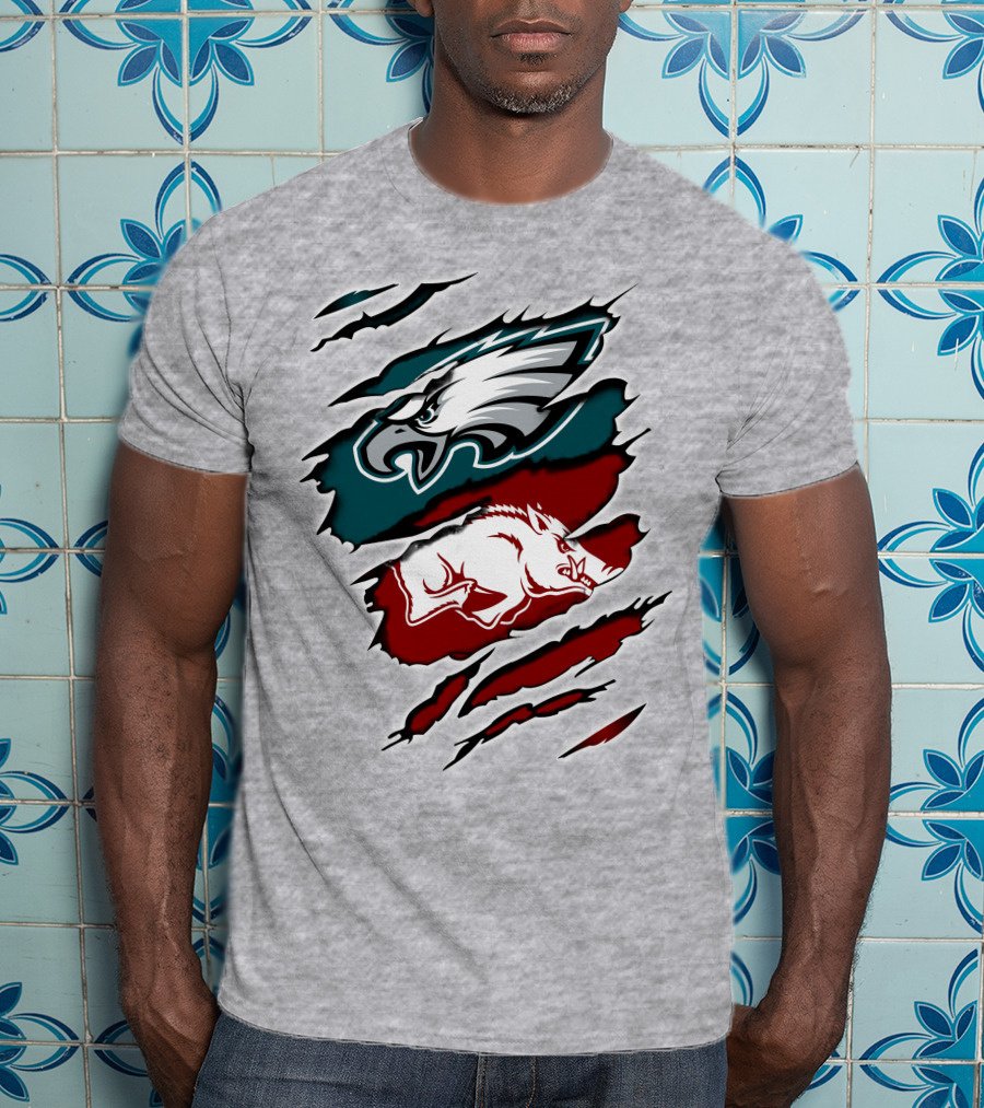 Eagles Razorbacks Eagles Razorbacks Football Rivalry T-Shirt