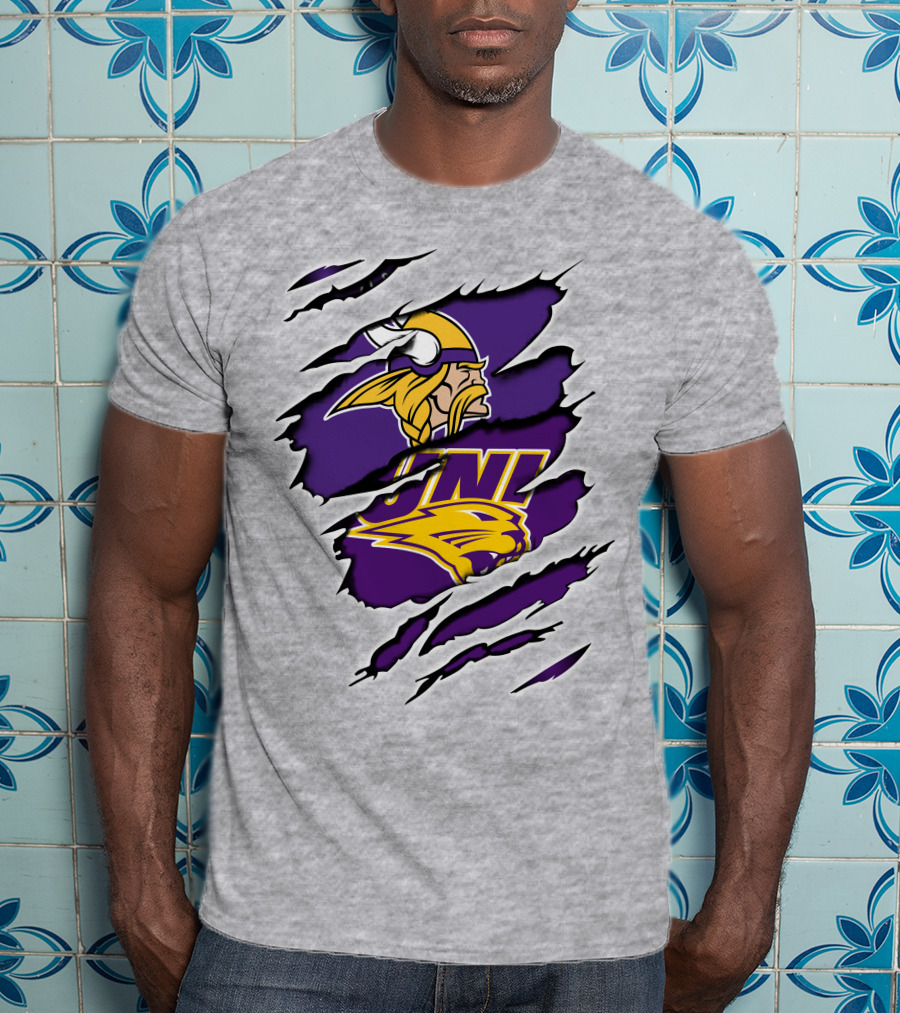 Vikings UNI Panthers Ripped Claw T-Shirt