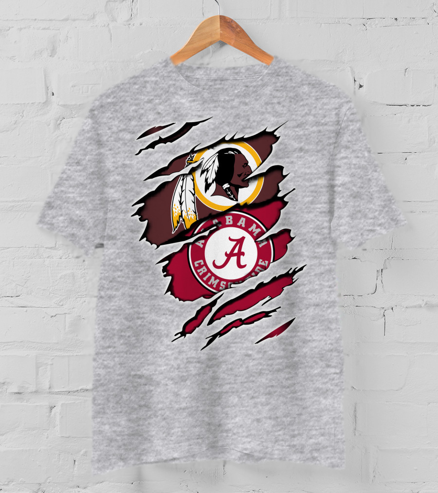Washington Redskins Alabama Crimson Tide T-Shirt