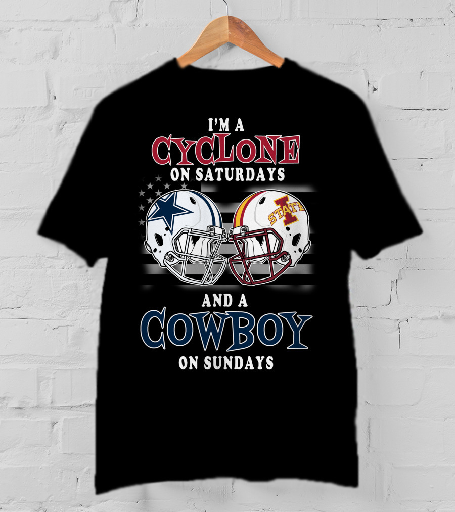 I'm A Cyclone On Saturdays And A Cowboy On Sundays T-Shirt