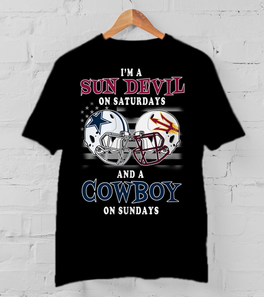 I'm A Sun Devil On Saturdays And A Cowboy On Sundays T-Shirt