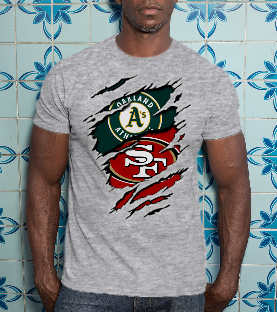 49ers Sf Oakland Athletics A’s Collaboration T-Shirt