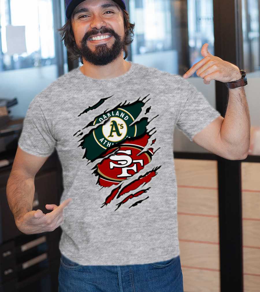 49ers Sf Oakland Athletics A’s Collaboration T-Shirt