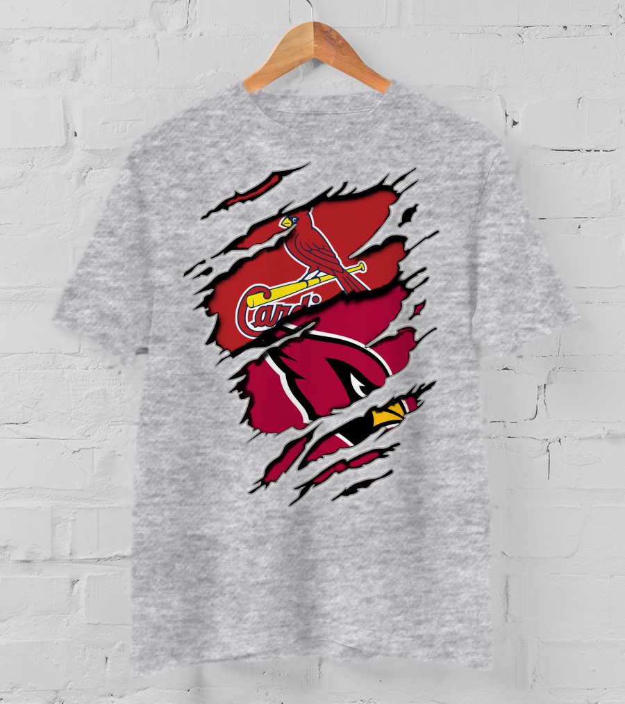 Cardinals Louis St. Louis Arizona Sports Crossover T-Shirt