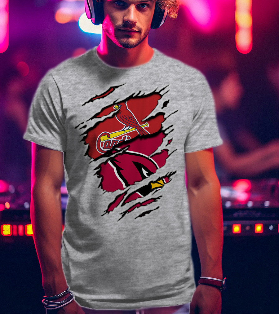 Cardinals Louis St. Louis Arizona Sports Crossover T-Shirt