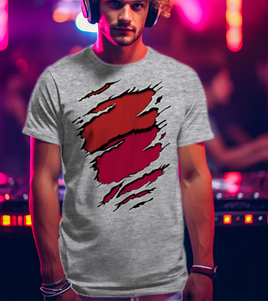 Cardinals Louis Cardinals Red Claw Marks T-Shirt