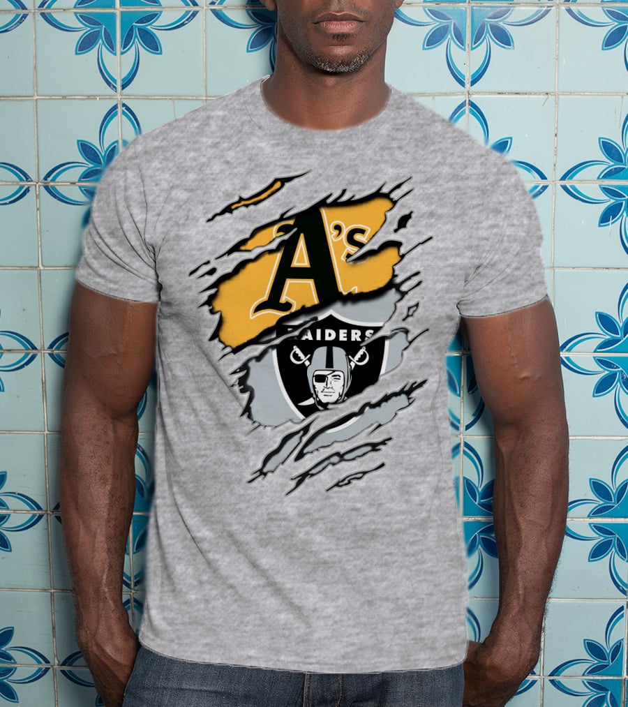 A's Raiders Athletics Iconic Crossover T-Shirt