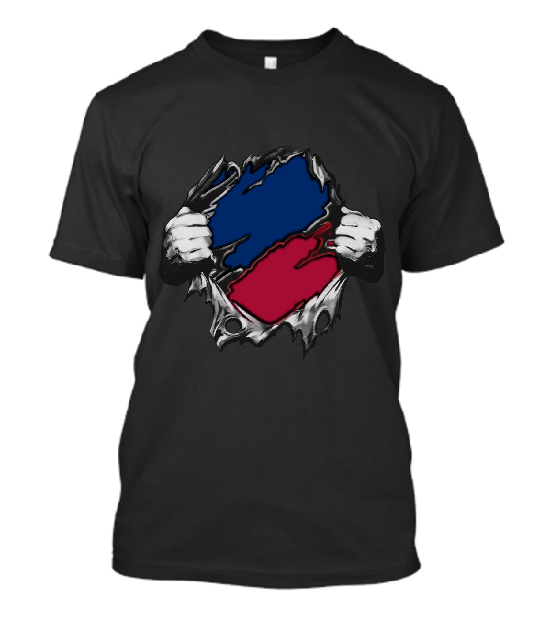 Bama Texas Dual Pride Peeking Hands T-Shirt