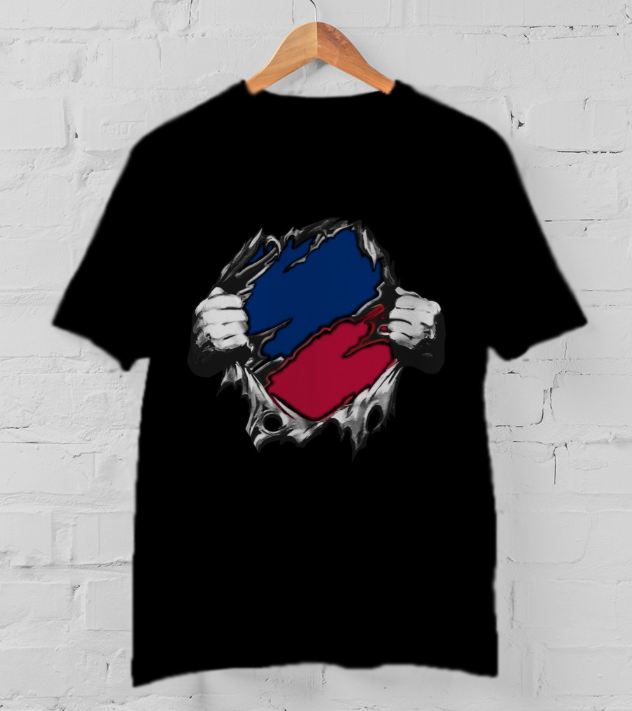 Bama Texas Dual Pride Peeking Hands T-Shirt
