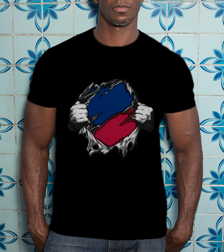 Bama Texas Dual Pride Peeking Hands T-Shirt