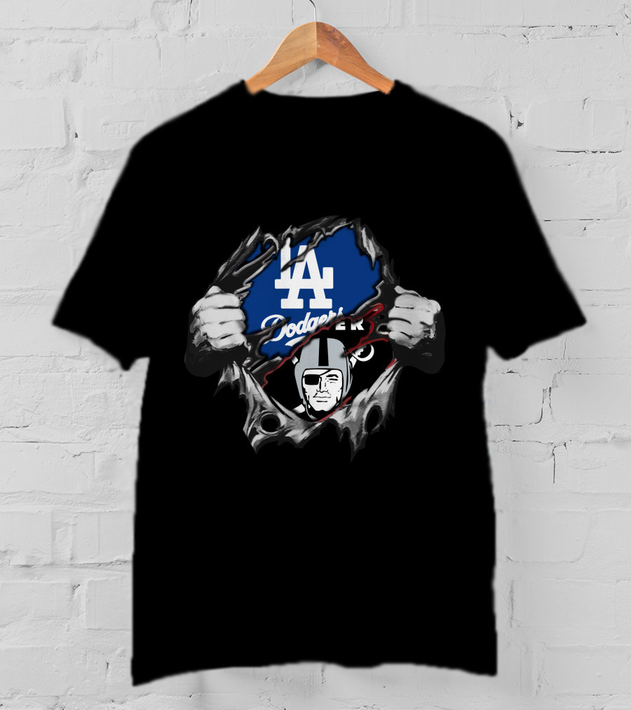 Raiders Los Angeles Dodgers T-Shirt