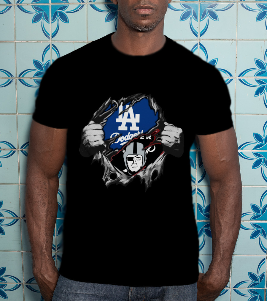 Raiders Los Angeles Dodgers T-Shirt
