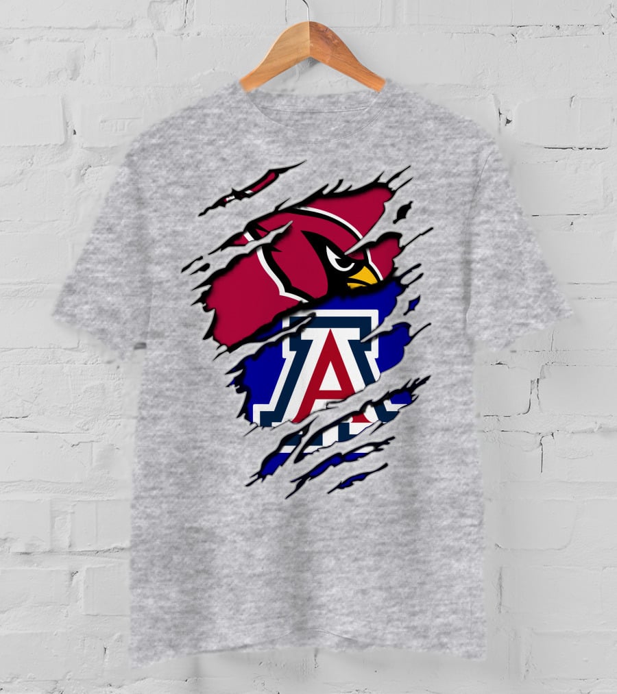 Arizona Cardinals Wildcat Claw Mashup T-Shirt