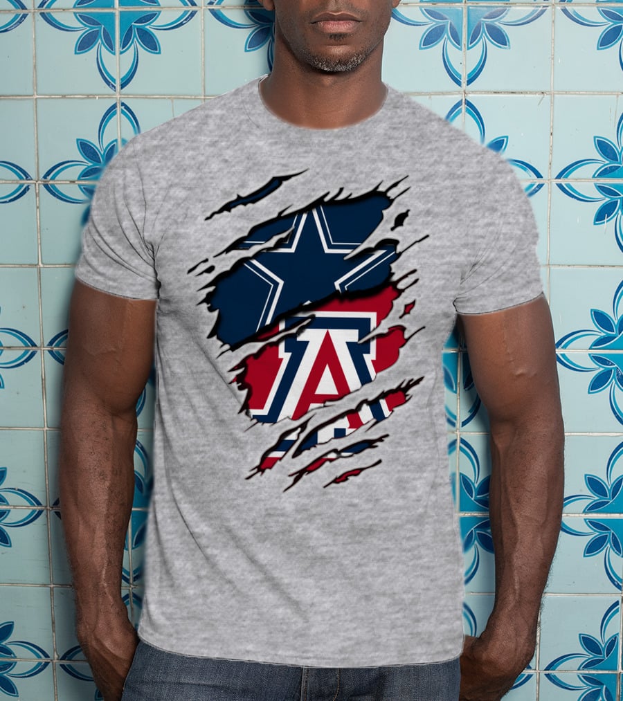 Cowboys Arizona Star Torn Claw T-Shirt