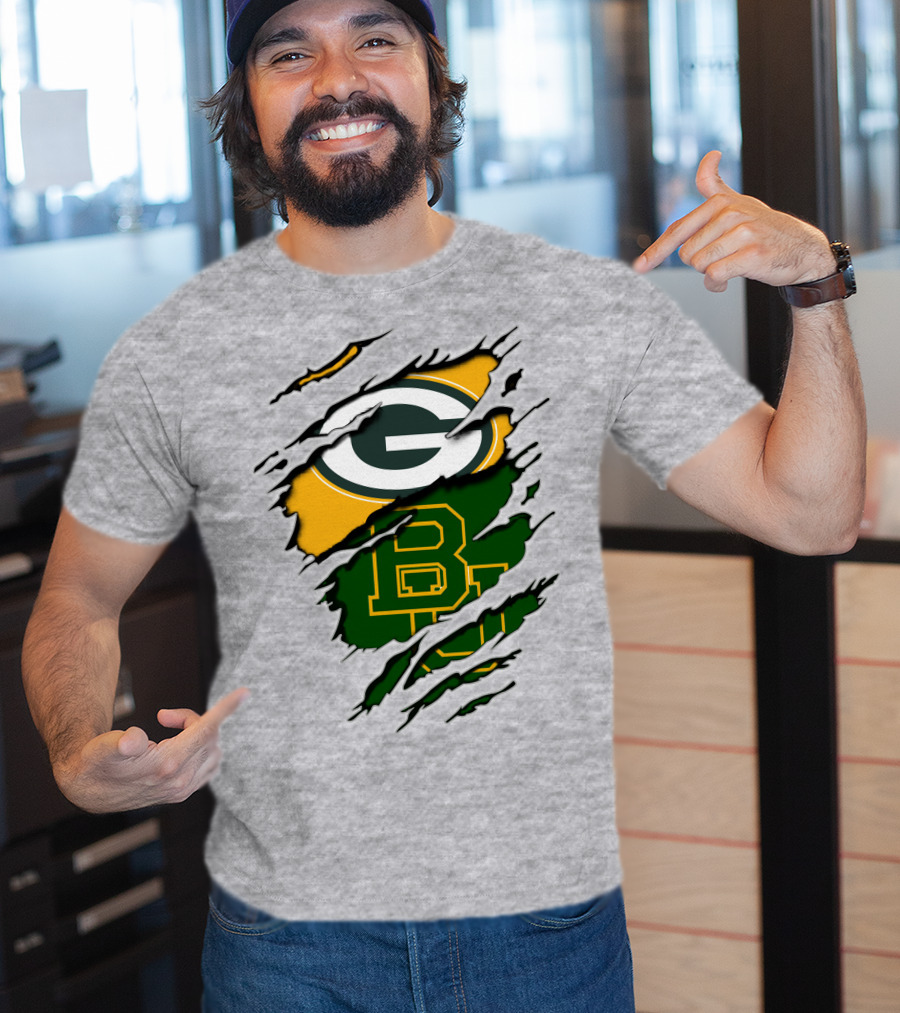 Green Bay Packers Baylor Bears T-Shirt