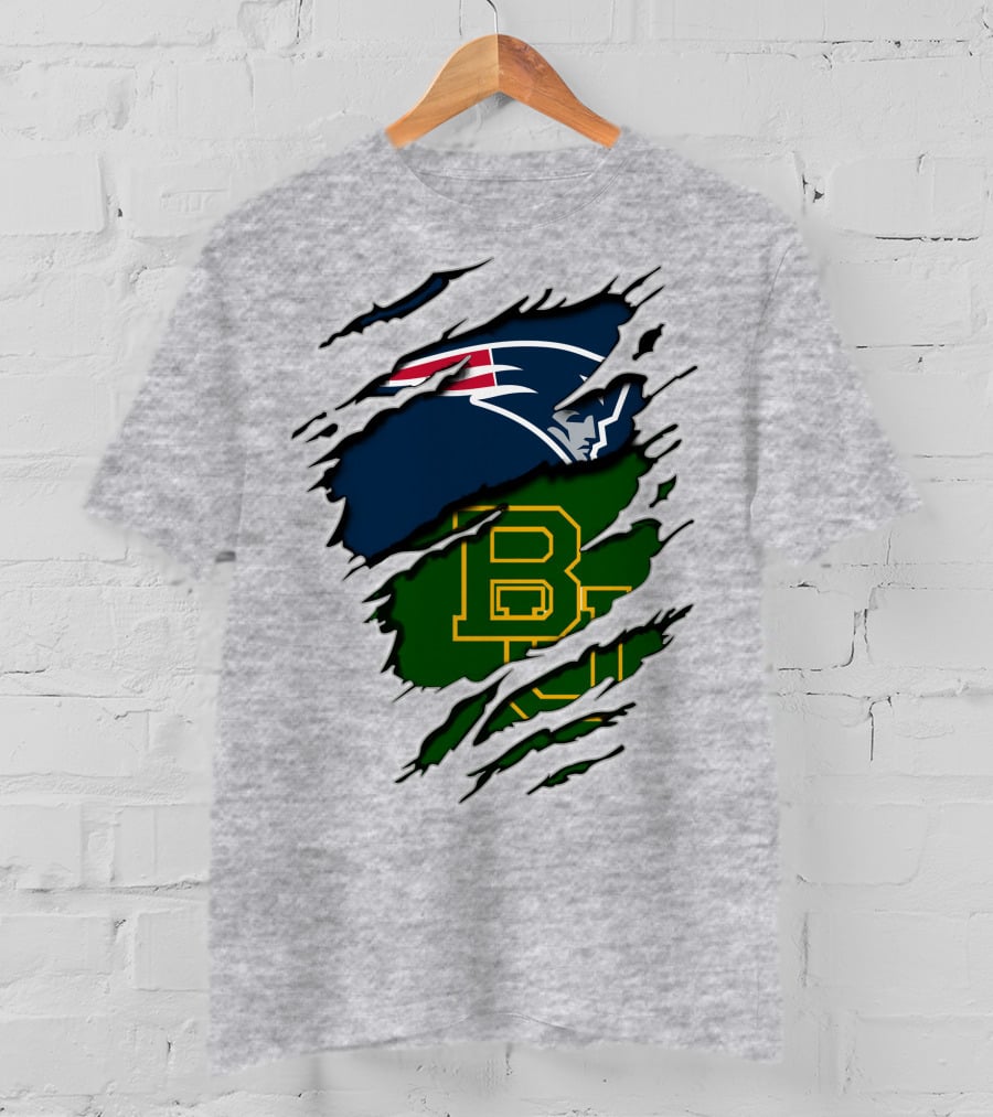 Patriots Baylor BU Logo Mashup T-Shirt